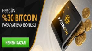 justinbet bahis sitesi %30 bitcoin bonusu