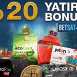 Betsat’tan 200 TL’ye Kadar %20 Oranında Bitcoin Bonusu