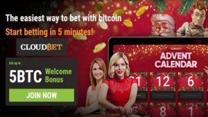 cloudbet ilk üyelik bonusu 5btc