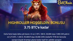 Betchain’den 3.75 BTC High Roller bonus