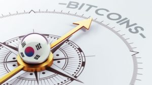 güney kore pusulası bitcoin'i gösteriyor