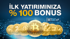 Betsat’tan Kripto Para Yatırımına %100 Bonus