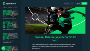 Sportsbet’ten Fransa – Belçika Maçına 7.5 mBTC Bedava Bahis