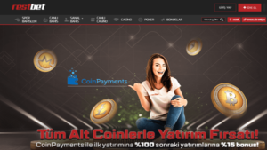 Restbet’ten CoinPayments İlk Yatırımına %100 Bonus