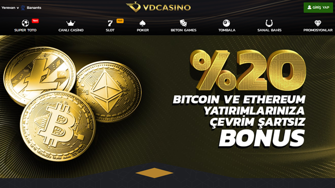 vdcasino bitcoin casino sitesi