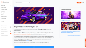 Bitcasino.io’da Big Time Gaming Oyunları Tesla Model 3 Kazandırıyor