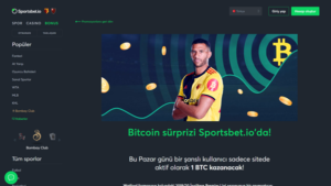 Sportsbet.io’da Pazar Günü Aktif Ol 1 BTC Kazanma Şansı Yakala