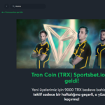 Sportsbet.io’dan 9.000 TRX İlk Üyelik Bonusu