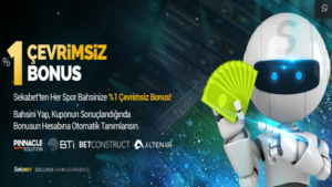 Sekabet’ten Her Bahse %1 Çevirim Şartsız Bonus