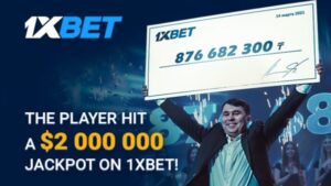 1xbet’te Bir Kullanıcı 2 Milyon Dolar Kazandı