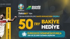 Sekabet’ten Bahis Borsasına Özel 50 TL Bonus