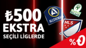 Youwin’den MLS, Allsvenskan ve İrlanda Premier Ligi’ne Özel 500 TL Bonus