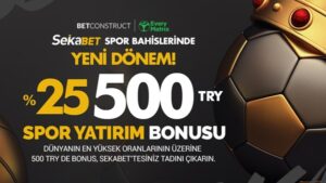 Sekabet’ten Spor Bahislerine Özel 500 TL Bonus